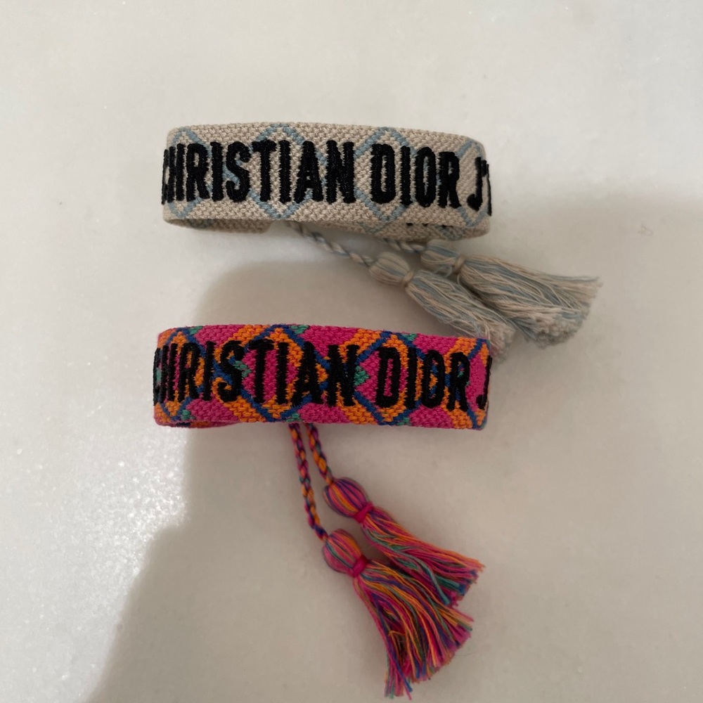 Christian Dior J’Adior friendship bracelets